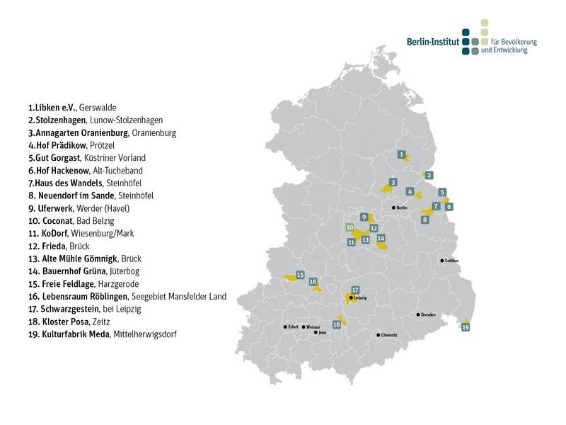 Urbane Dörfer Ostdeutschland