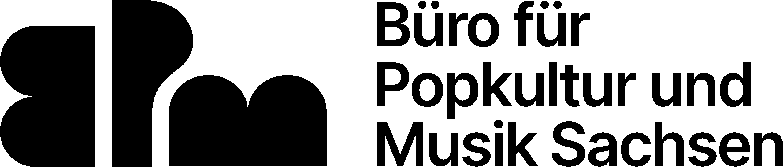 BPM_Logo_LF_black_RGB Logo Büro für Popkultur und Musik Sachsen