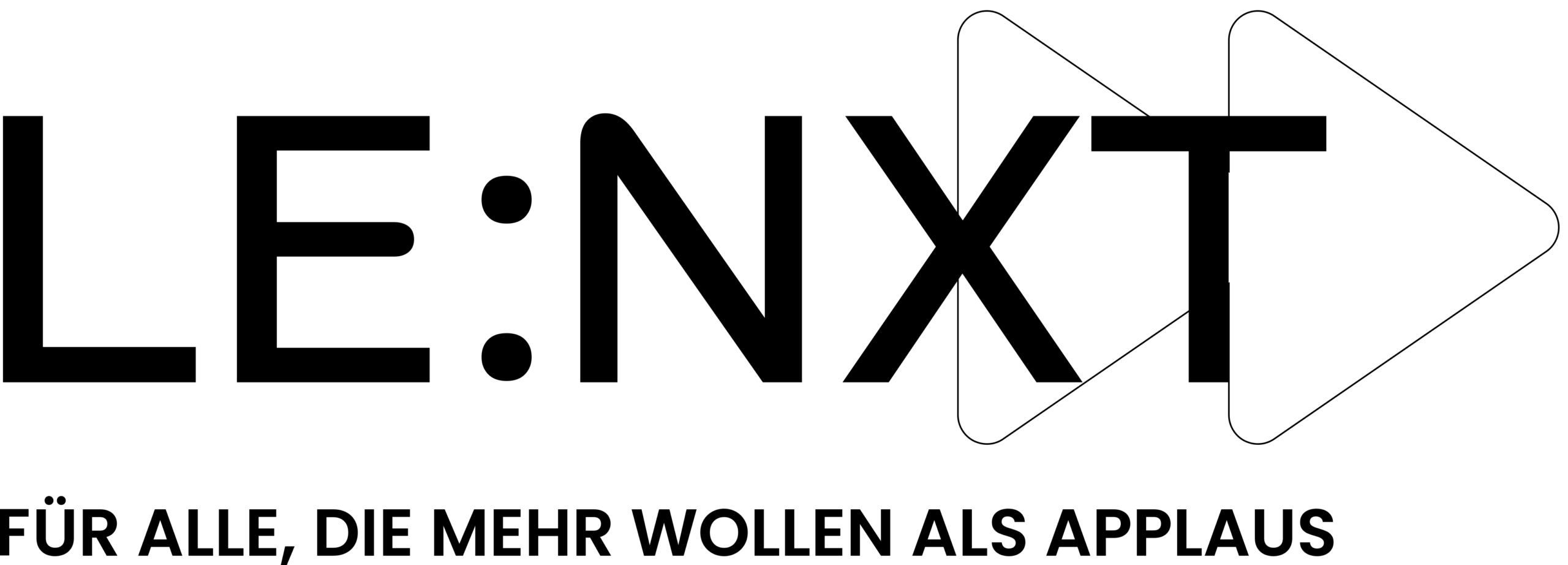 LE:NXT Logo schwarz